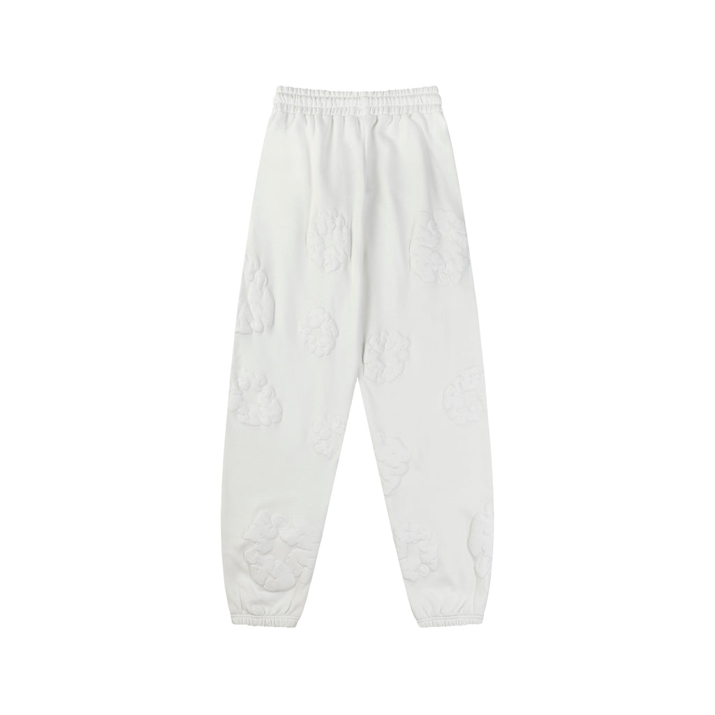 Denim Tears The Cotton Wreath All White Sweatpants