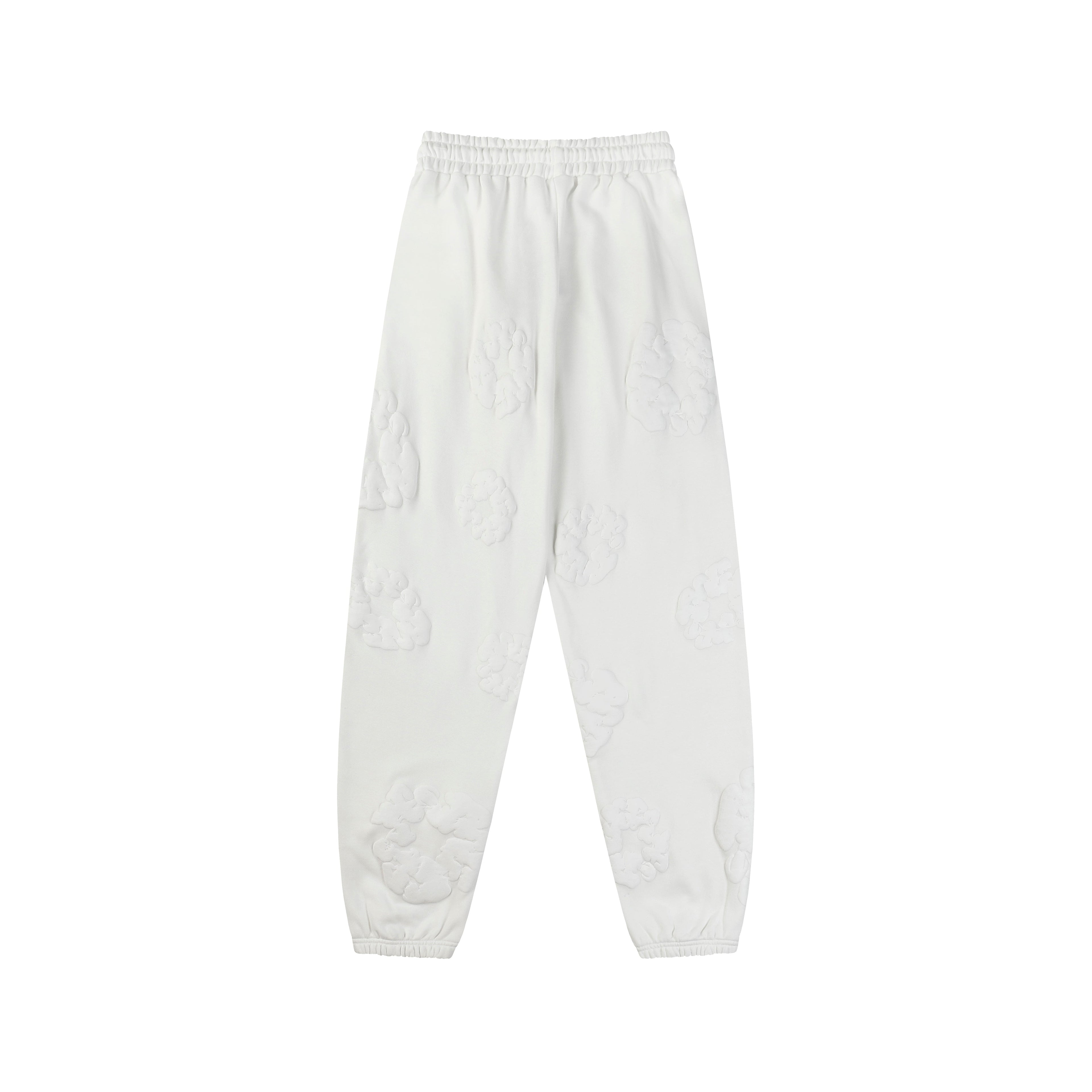 Denim Tears The Cotton Wreath All White Sweatpants