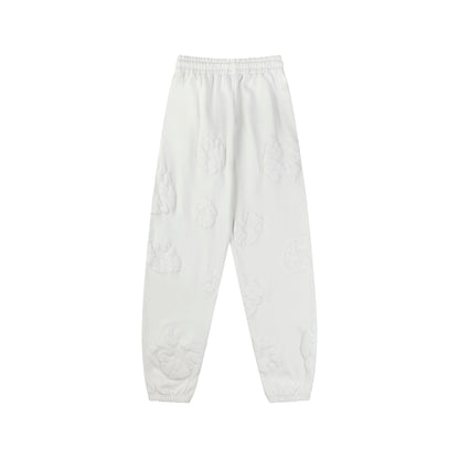 Denim Tears The Cotton Wreath All White Sweatpants