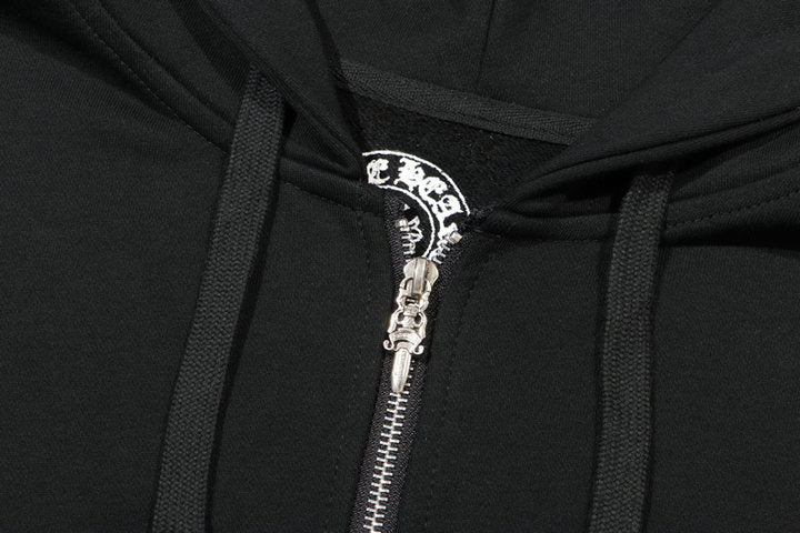 Crome Heart Zip Up Hoodie K5015