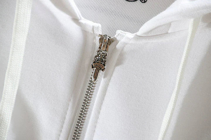 Crome Heart Zip Up Hoodie K5001