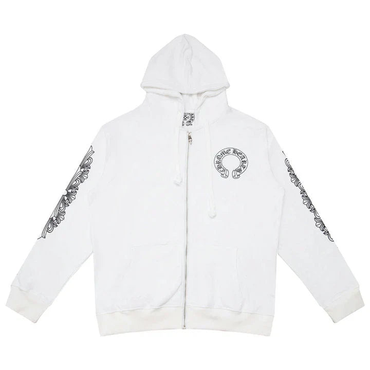 Crome Heart Zip Up Hoodie K5001
