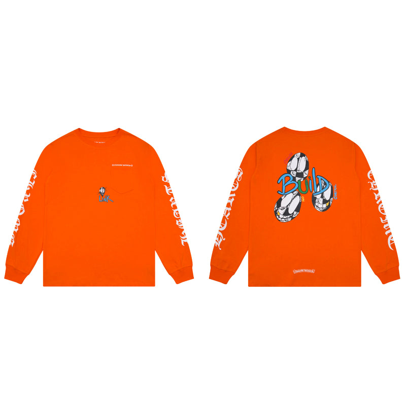 Crome Heart Men's Long-Sleeve T-shirt Sweatshirt K8012
