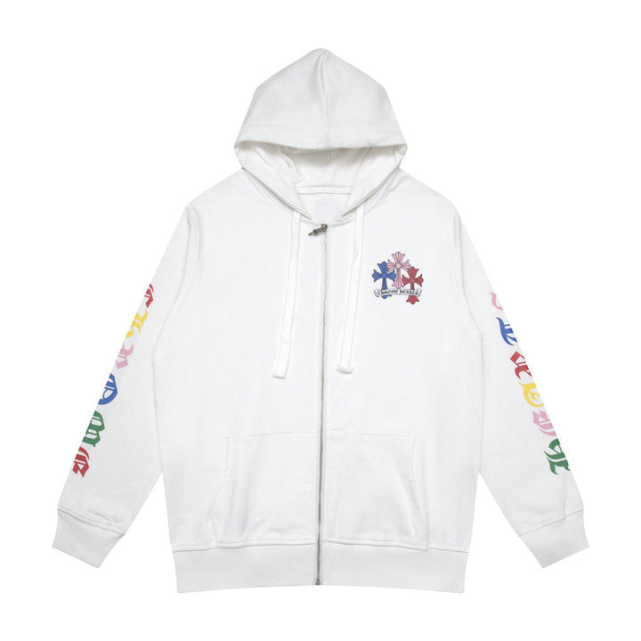 Crome Heart Zip Up Hoodie K5010