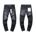 Purple Brand Men's Faded Black Repair Jeans #18