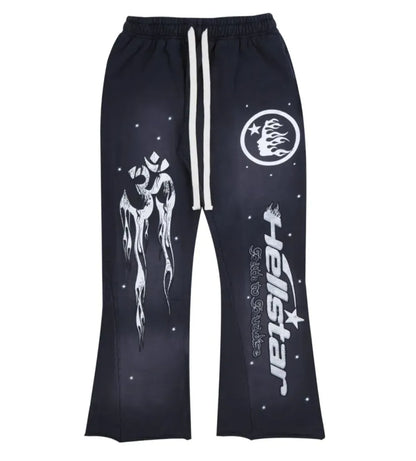 Hellstar Racer Faded Black Hoodie/Pants (2-Piece)