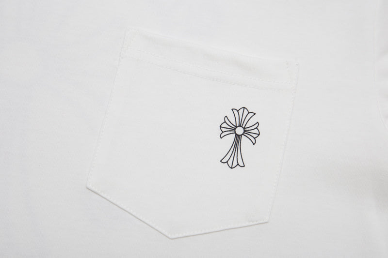 Crome Heart Neck Logo T-shirt K6022