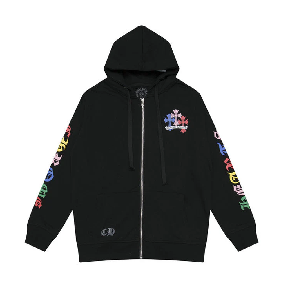 Crome Heart Zip Up Hoodie K5010