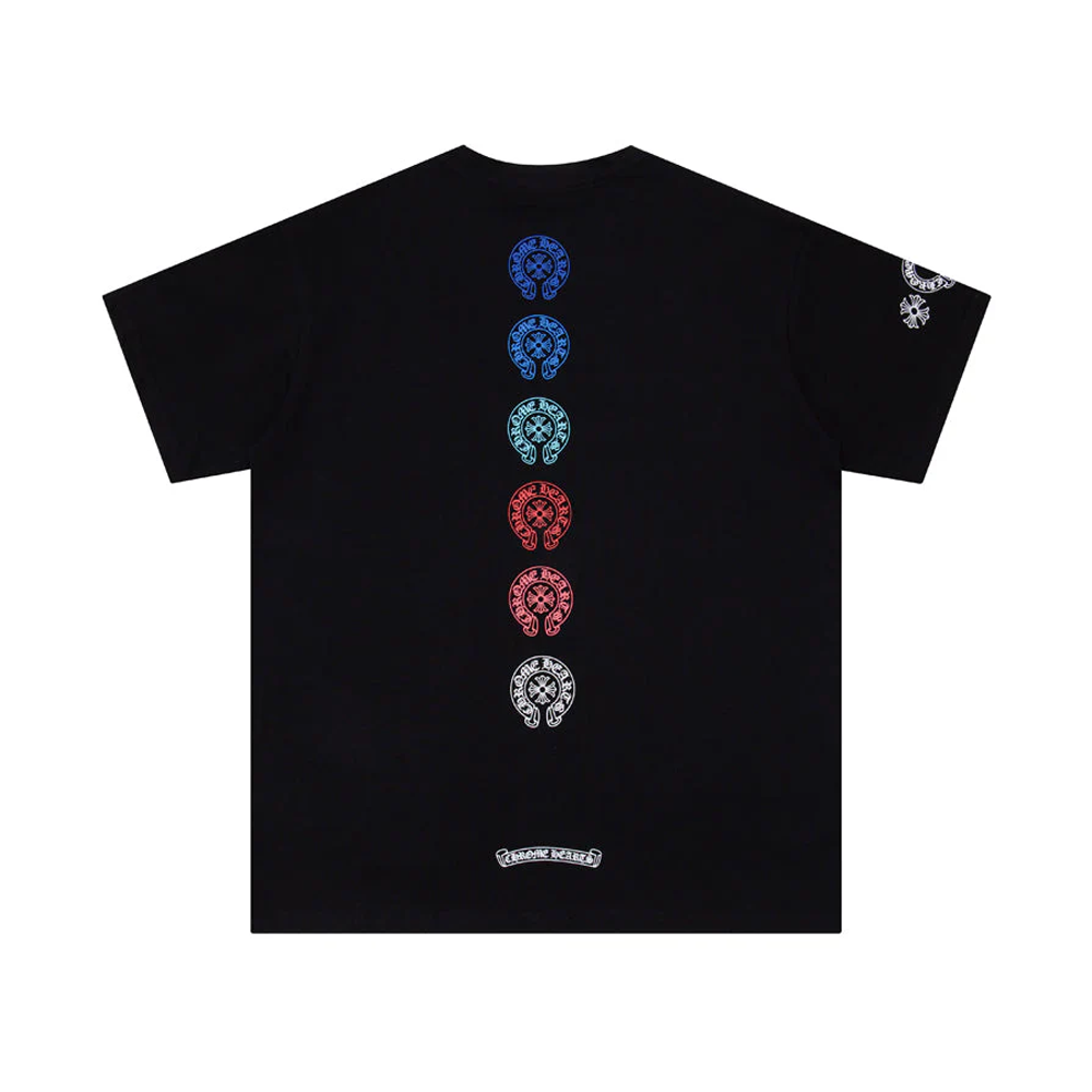 Crome Heart Multi Color Horse Shoe T-shirt K6048