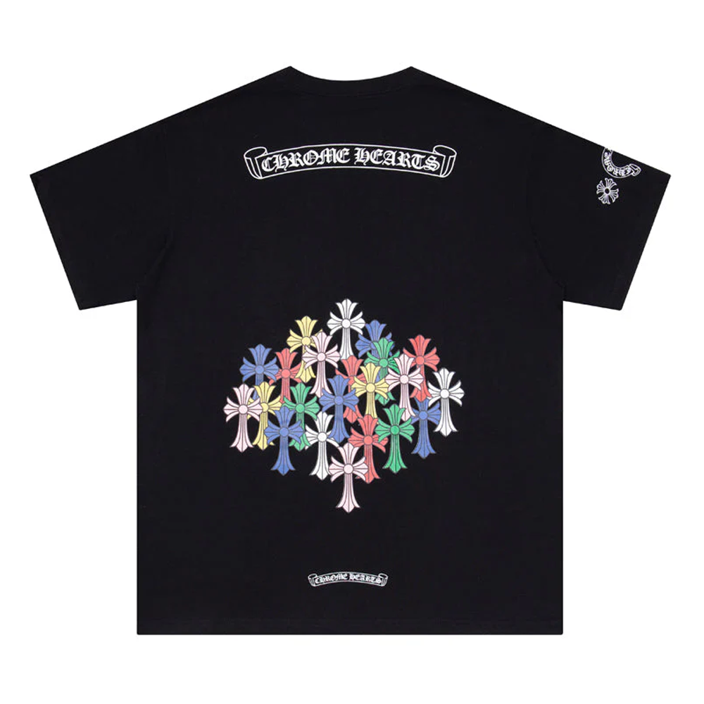 Crome Heart Multi Color Cross T-shirt K6052