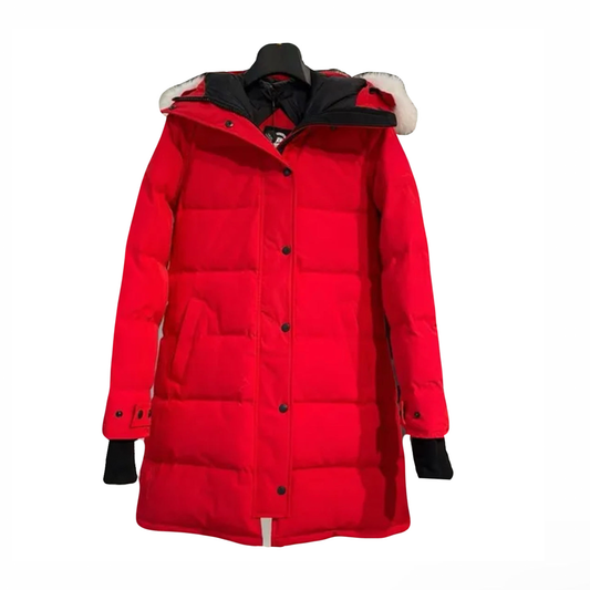Women's Canada Fur Hooded Parka – Warm Insulated Winter Coat