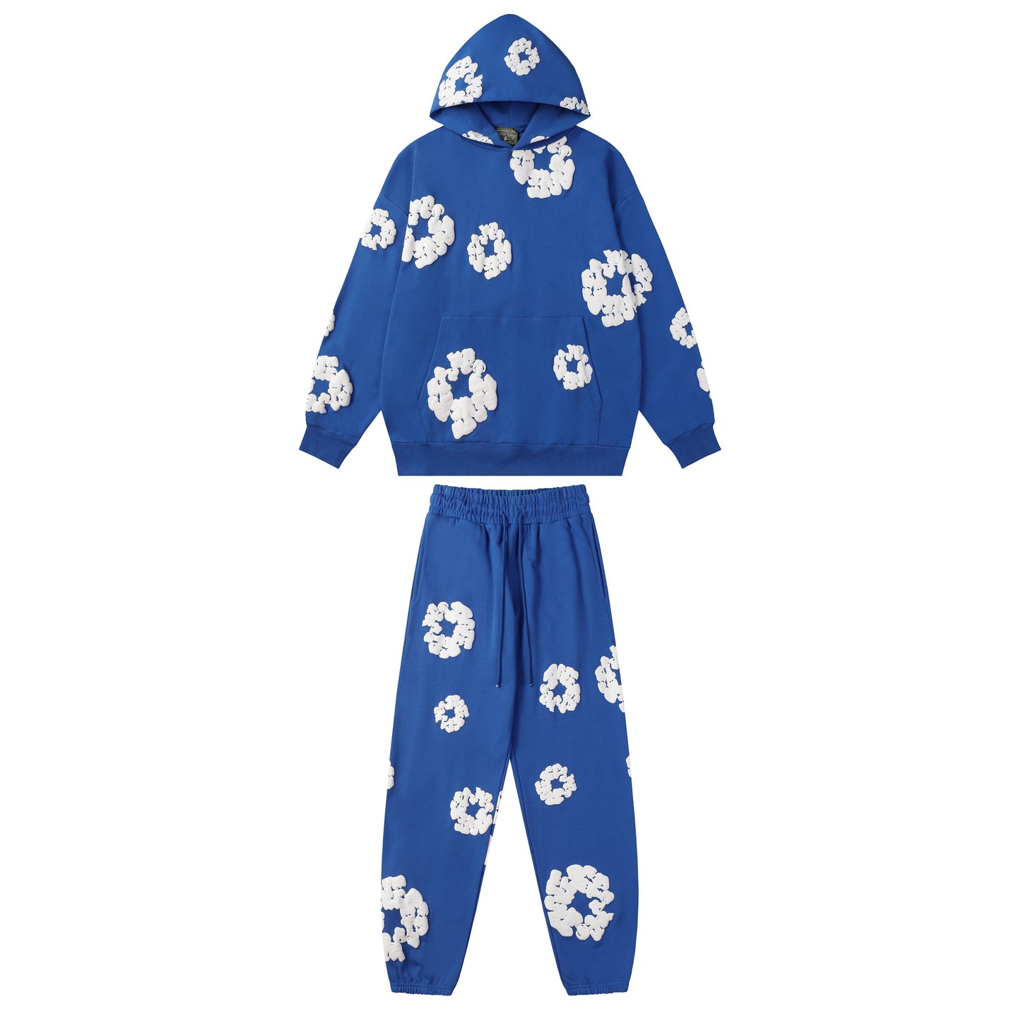 Denim Tears Cotton Wreath High Quality Variety Set Hoodie/Pants (2-piece)