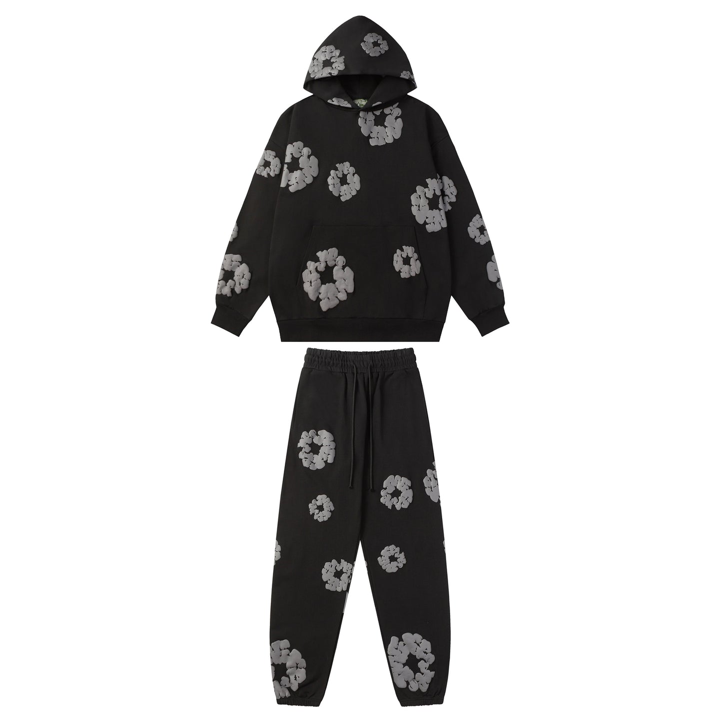 Denim Tears Cotton Wreath High Quality Variety Set Hoodie/Pants (2-piece)