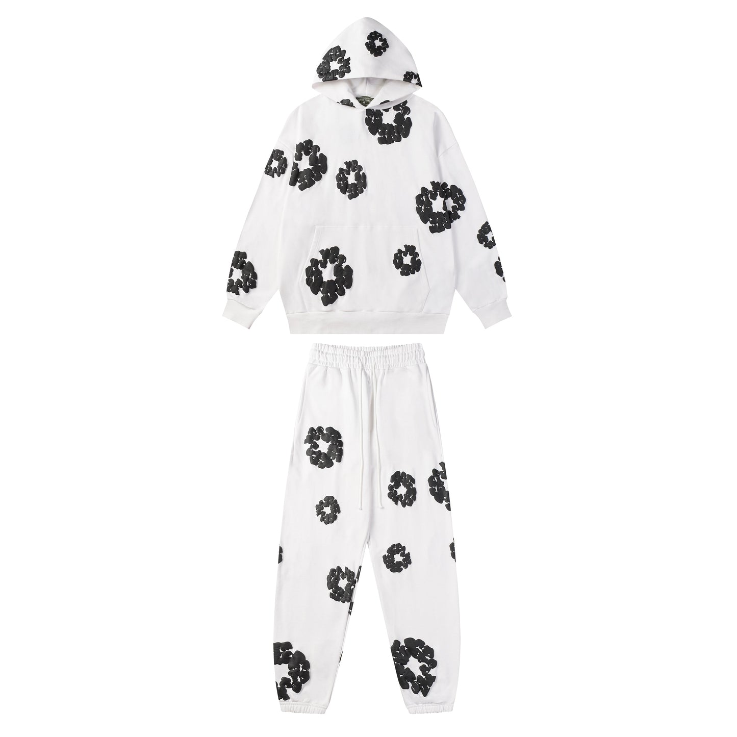 Denim Tears Cotton Wreath High Quality Variety Set Hoodie/Pants (2-piece)