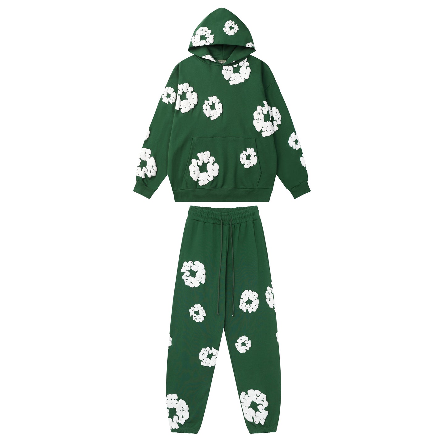 Denim Tears Cotton Wreath High Quality Variety Set Hoodie/Pants (2-piece)