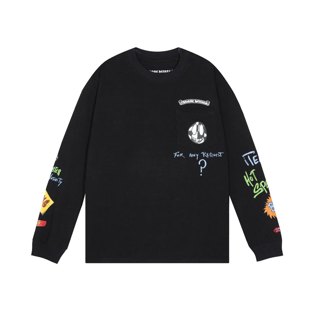 Chrome Hearts Men's Long-Sleeve T-shirt Sweatshirt K8010