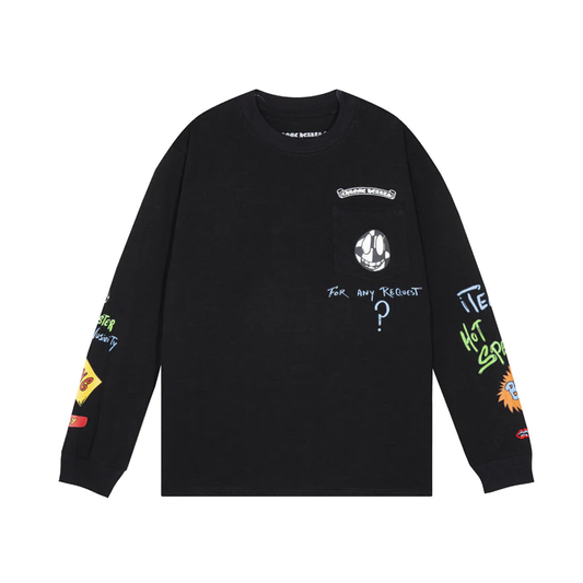 Chrome Hearts Men's Long-Sleeve T-shirt Sweatshirt K8010