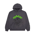 Sp5der Web Hoodie Slate Grey