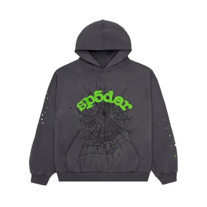 Sp5der Web Hoodie Slate Grey